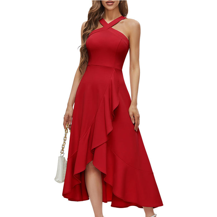 Black Off-Shoulder Style 2 Women's Midi Dress for Homecoming