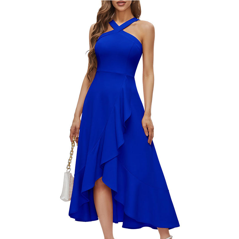 Black Off-Shoulder Style 2 Women's Midi Dress for Homecoming