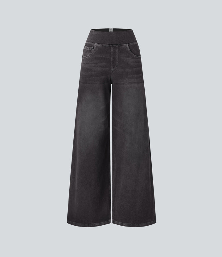 Women's High-Waist Elastic Stretch Jeans