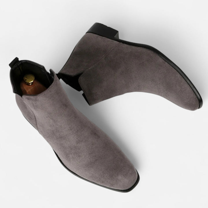 Elegant Square Toe Chelsea Boots for Men