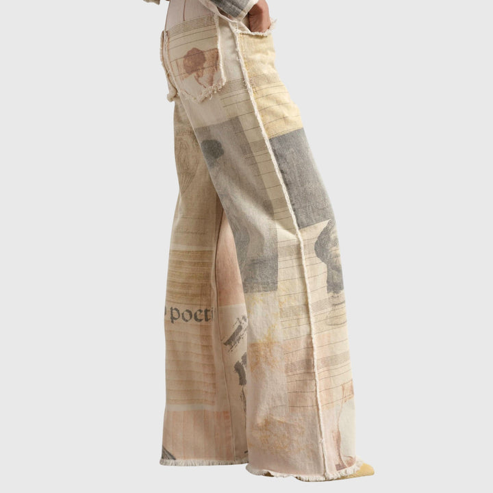 High-Waist Wide Leg Women's Jeans
