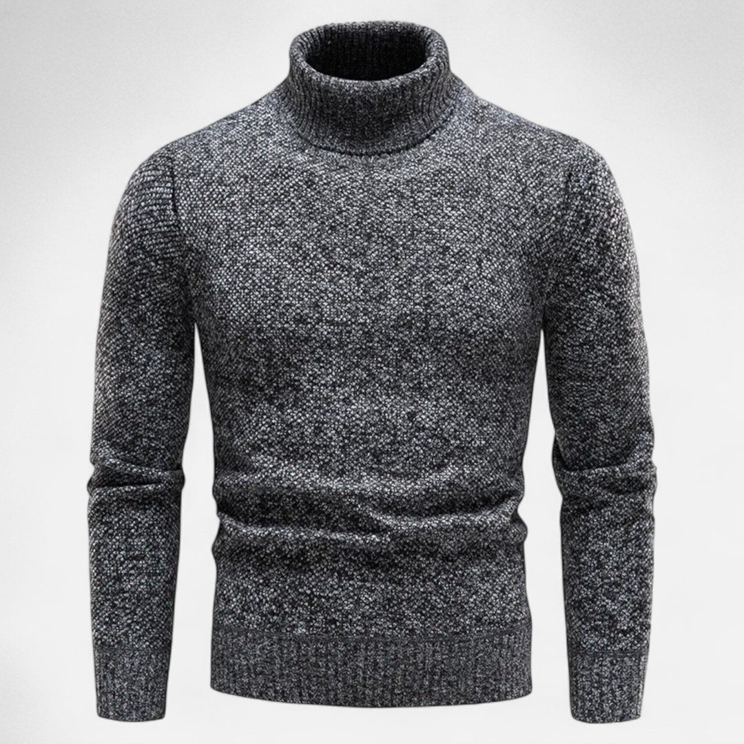 Men's Thick Knit Turtleneck Sweater