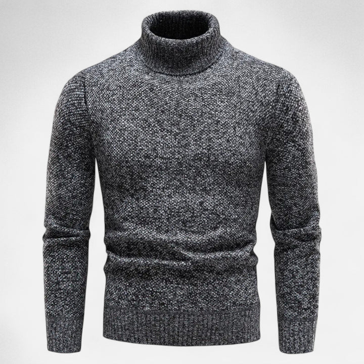 Men's Thick Knit Turtleneck Sweater