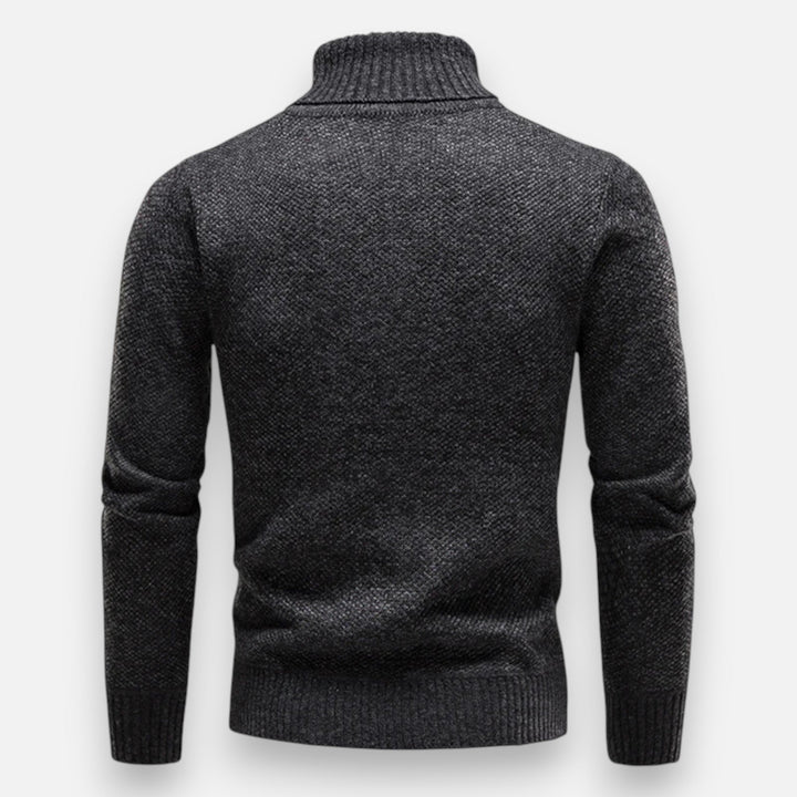 Men's Thick Knit Turtleneck Sweater