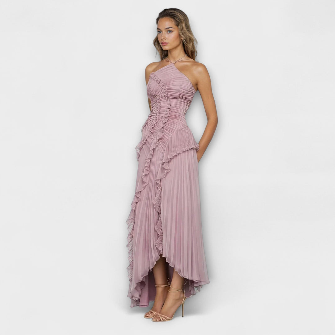 Elegant Sleeveless Women's Maxi Dress - Flowy Fit for Special Occasions