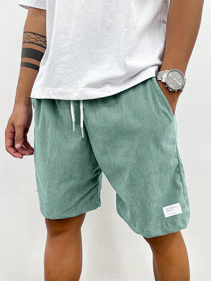 Casual Relaxed-Fit Men's Drawstring Shorts