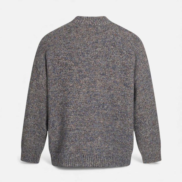 Classic Wool-Effect Men's Crew Neck Sweater