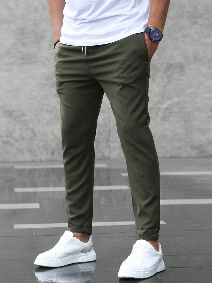 Men's Slim-Fit Stretch Casual Pants