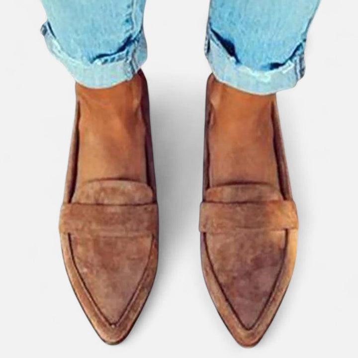 Elegant Retro Pointed-Toe Slippers for Women