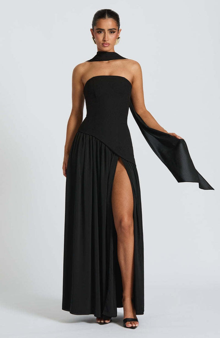 Elegant Flowing Women's Maxi Dress