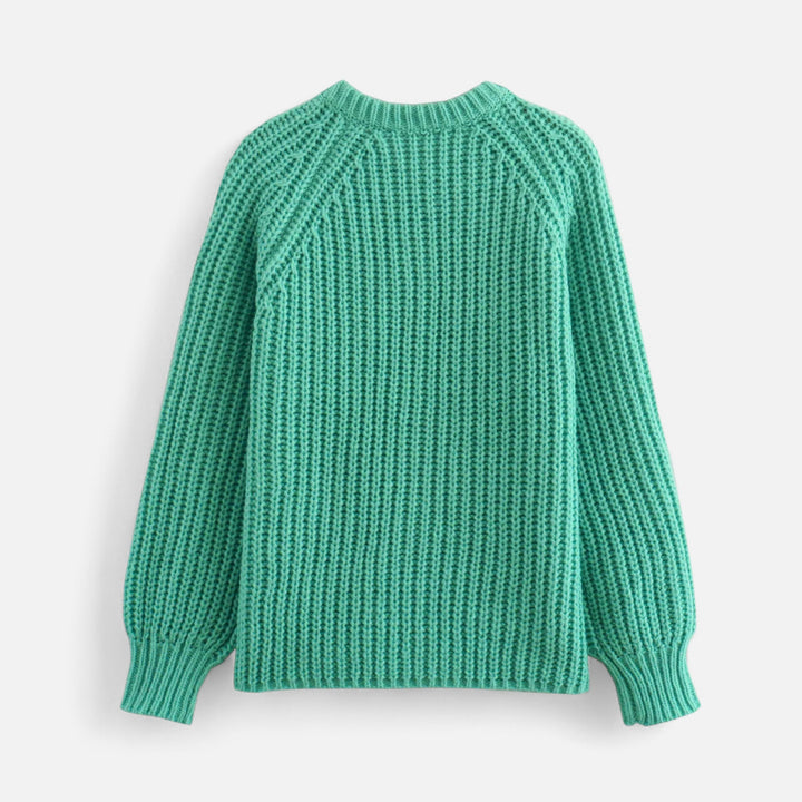 Classic Vintage Women's Crew Neck Cardigan