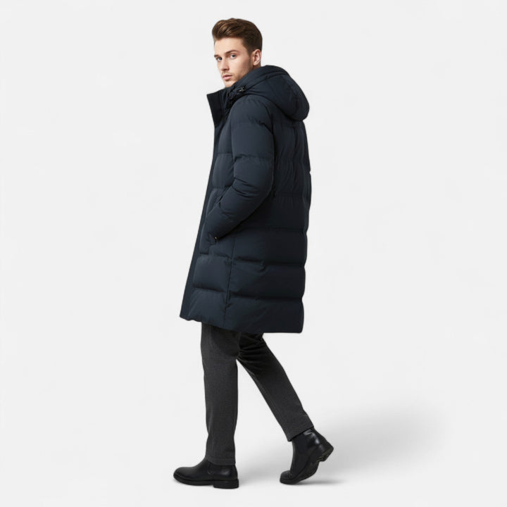 Premium Men's Winter Down Parka with Hood