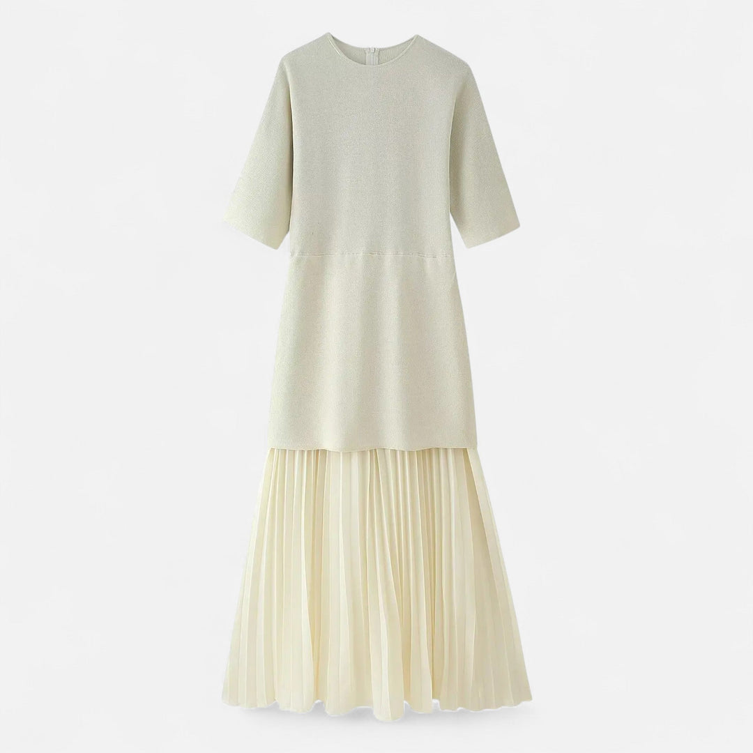 Elegant Pleated Women's Dress