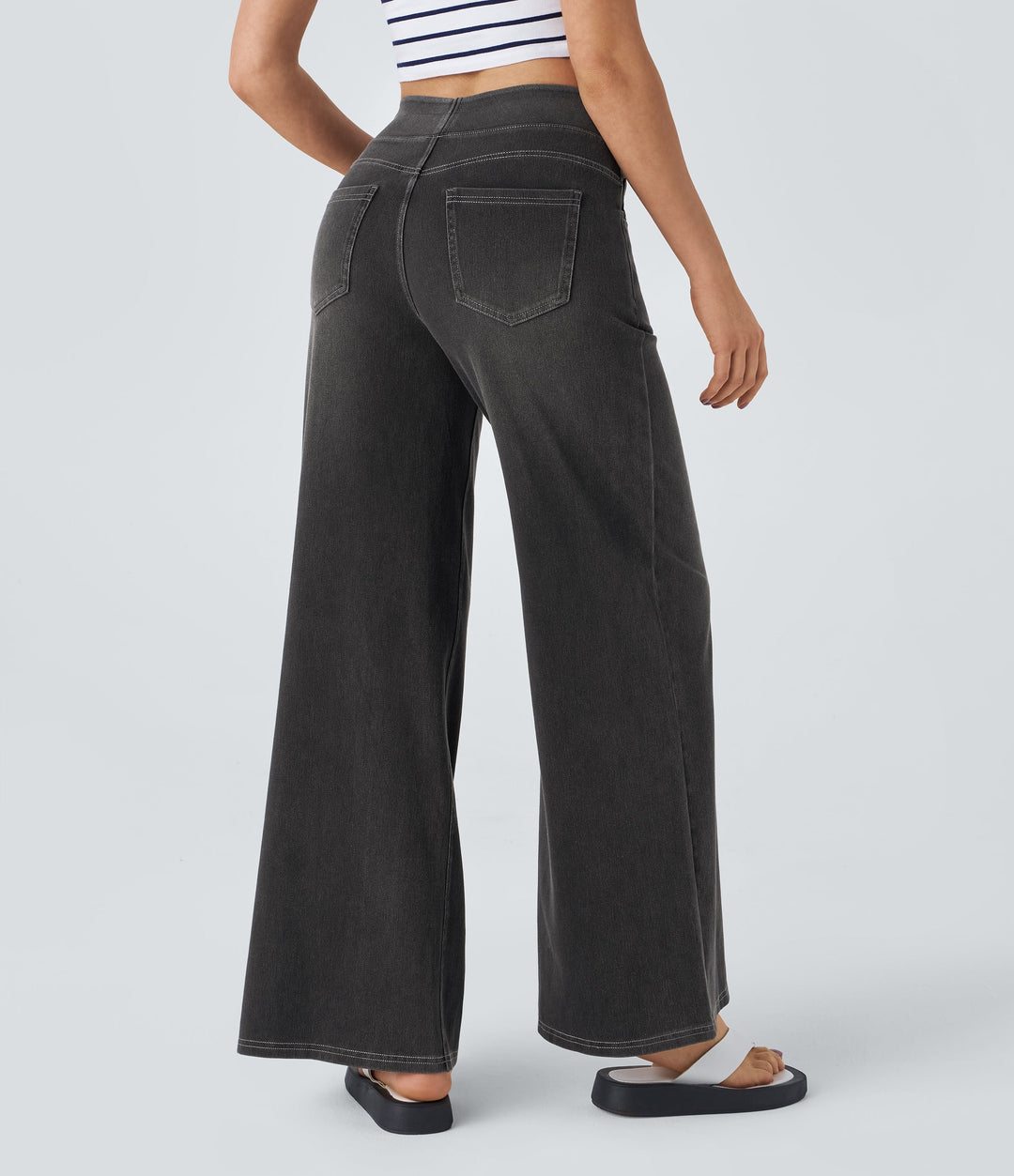 Women's High-Waist Elastic Stretch Jeans