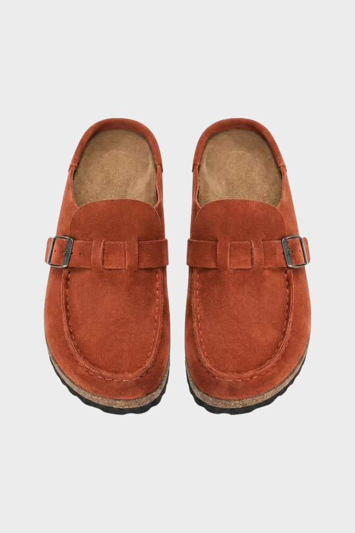 Comfortable Ergonomic Women's Clogs with Buckle