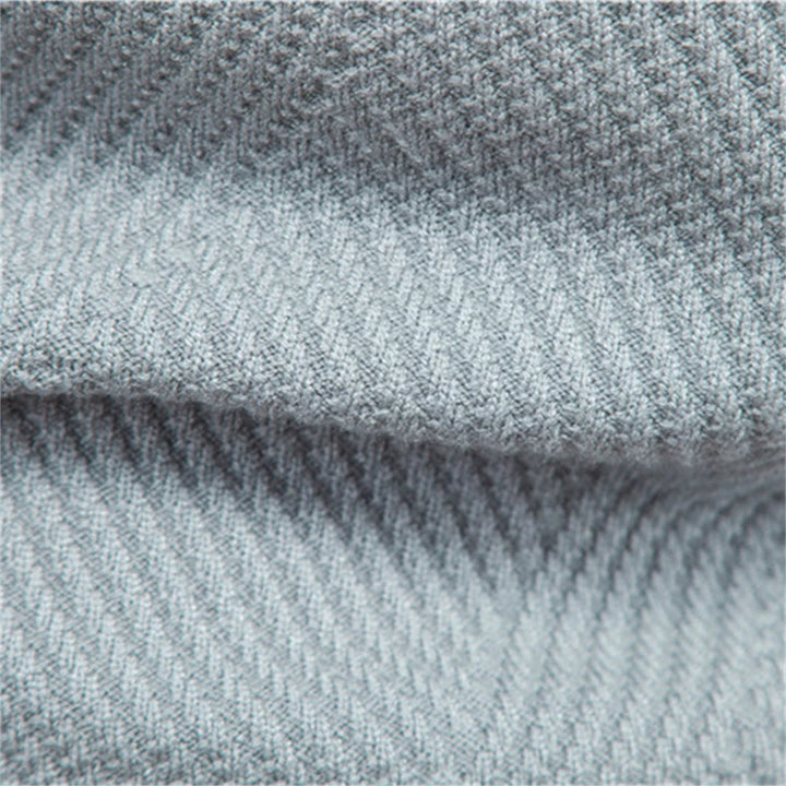 Patchwork Men's Knit Sweater Long Sleeve