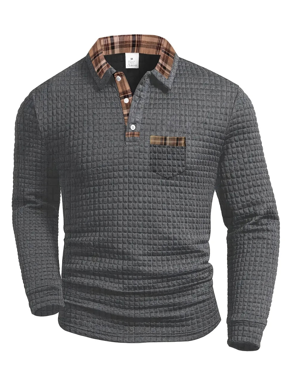 Textured Knit Men's Polo