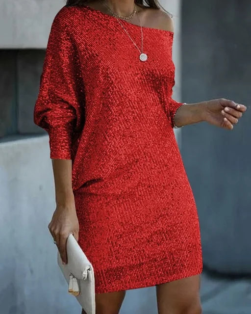 Elegant Sparkle Women's Sequin Party Dress