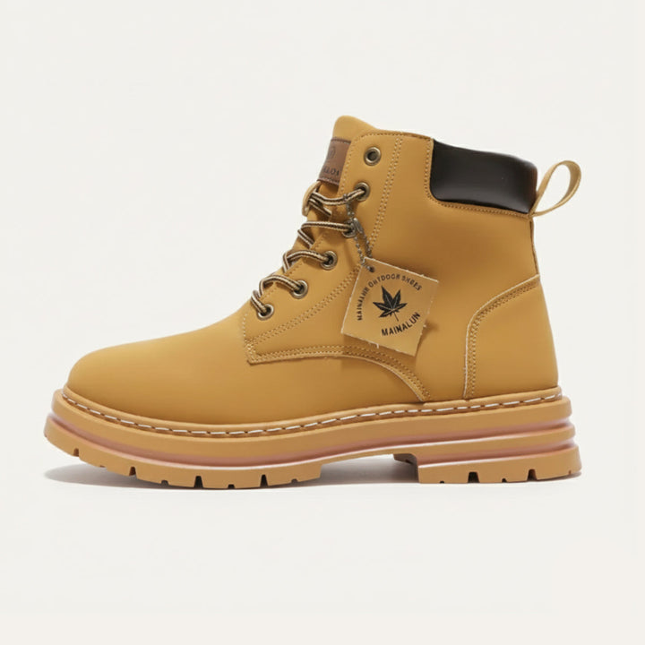 Warm Fur-Lined Men's Insulated Snow Boots
