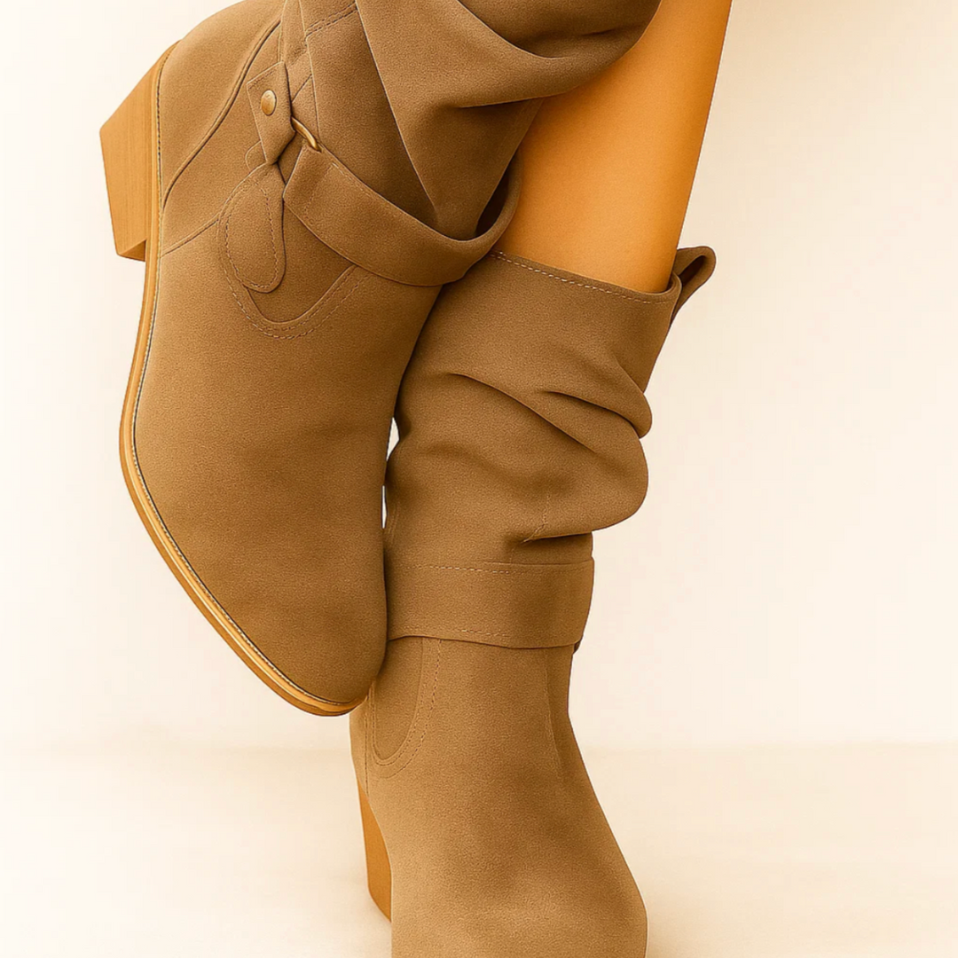 Elegant Suede Ankle Boots for Women