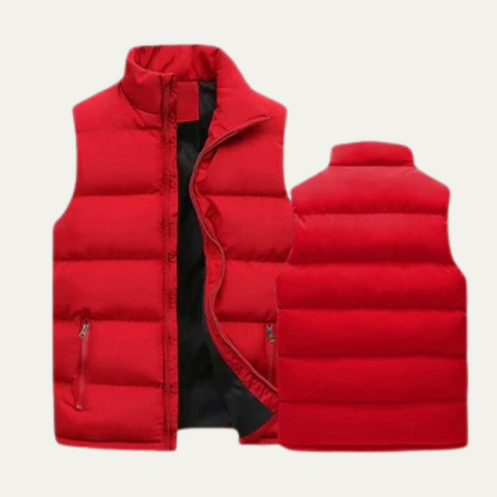 Warm Lightweight Men's Padded Puffer Vest