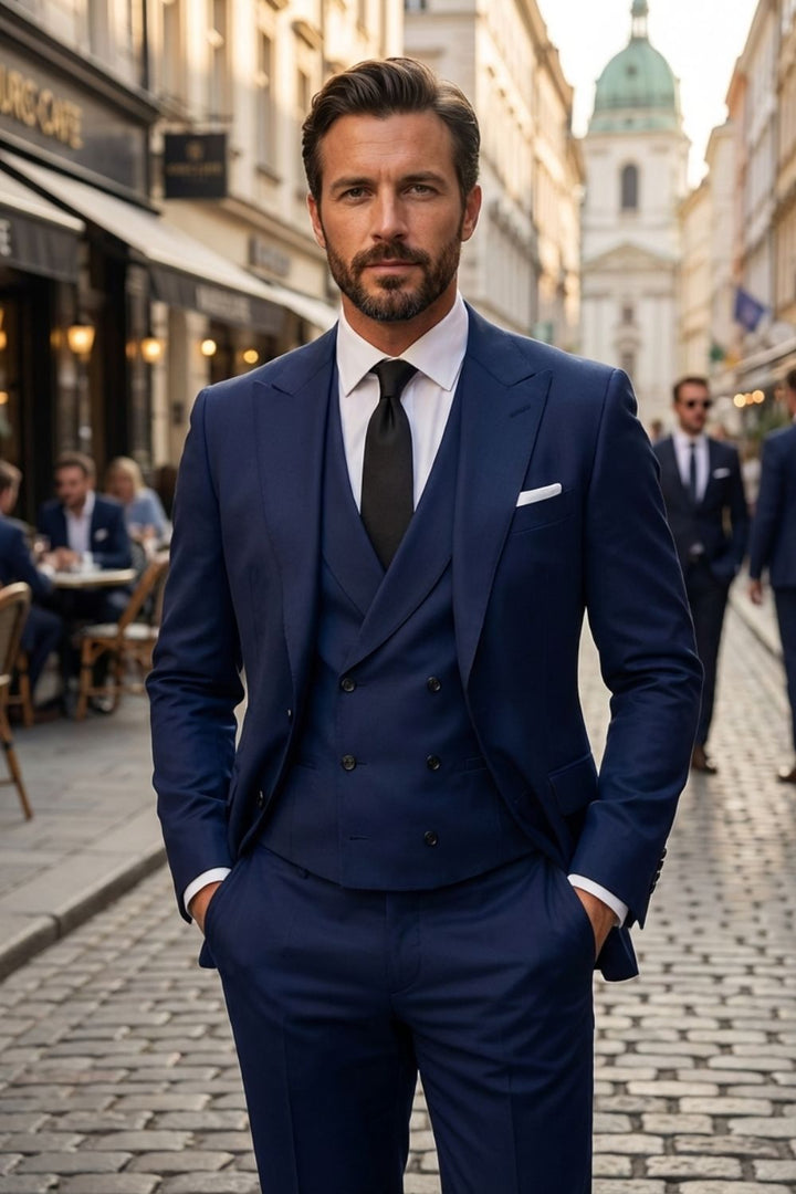 Classic Elegant Men's 3-Piece Suit