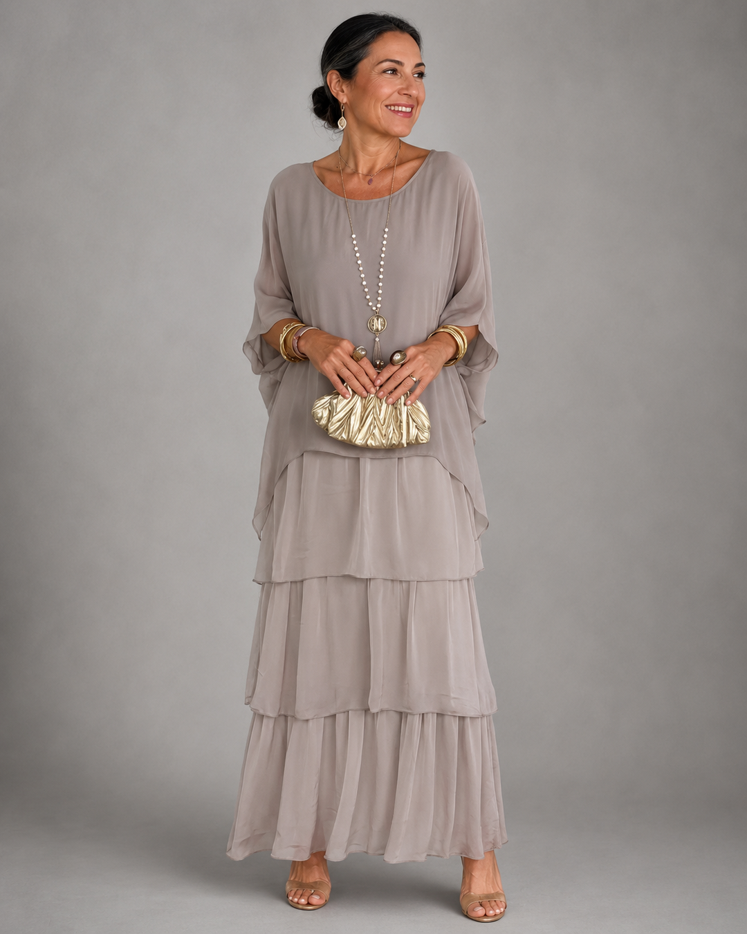 Elegant Flowing Women's Maxi Dress