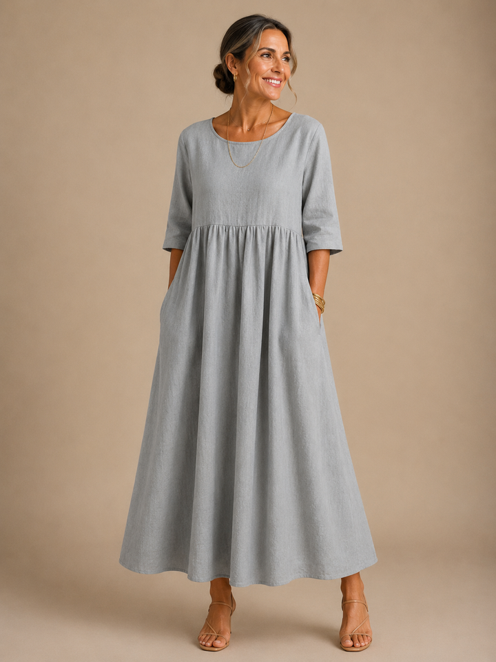 Elegant Breathable Women's Flattering Dress