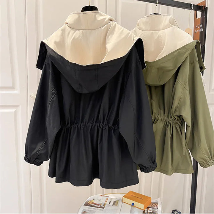 Elegant Weather-Resistant Windproof Women's Jacket