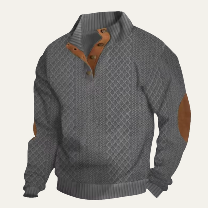 Vintage Cable-Knit Men's Sweater