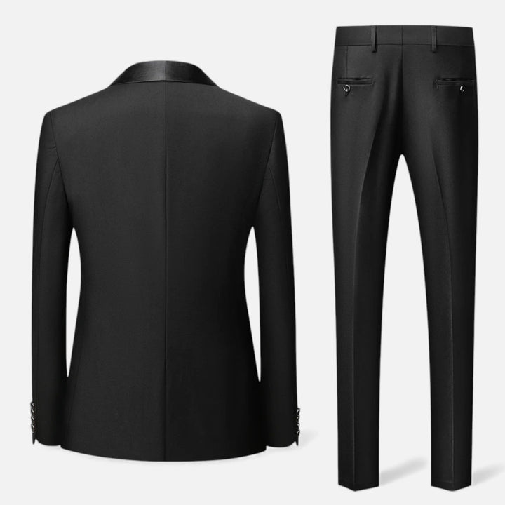 Elegant Men's Three-Piece Suit for Weddings and Formal Occasions