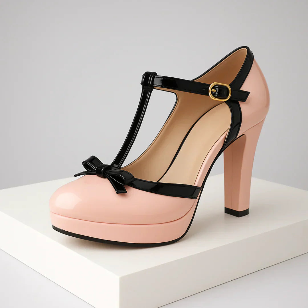 Elegant Women's Pumps with Mid-Height Heel