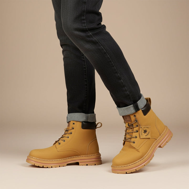 Warm Fur-Lined Men's Insulated Snow Boots