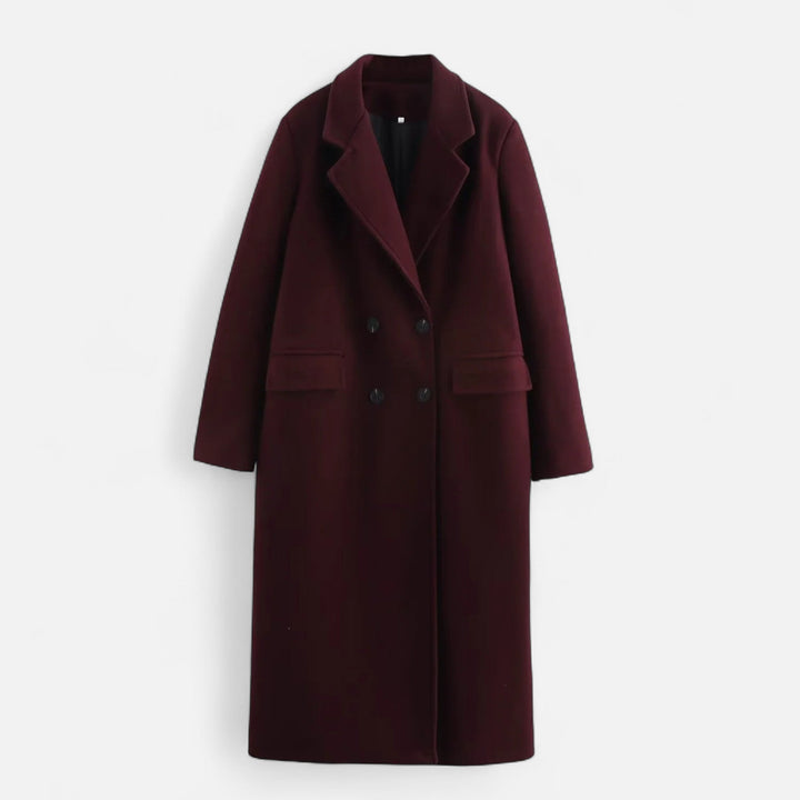Elegant Double-Breasted Trench Coat for Women