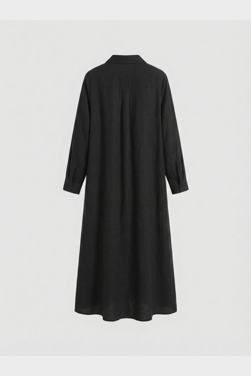 Elegant Long Women's Shirt Dress