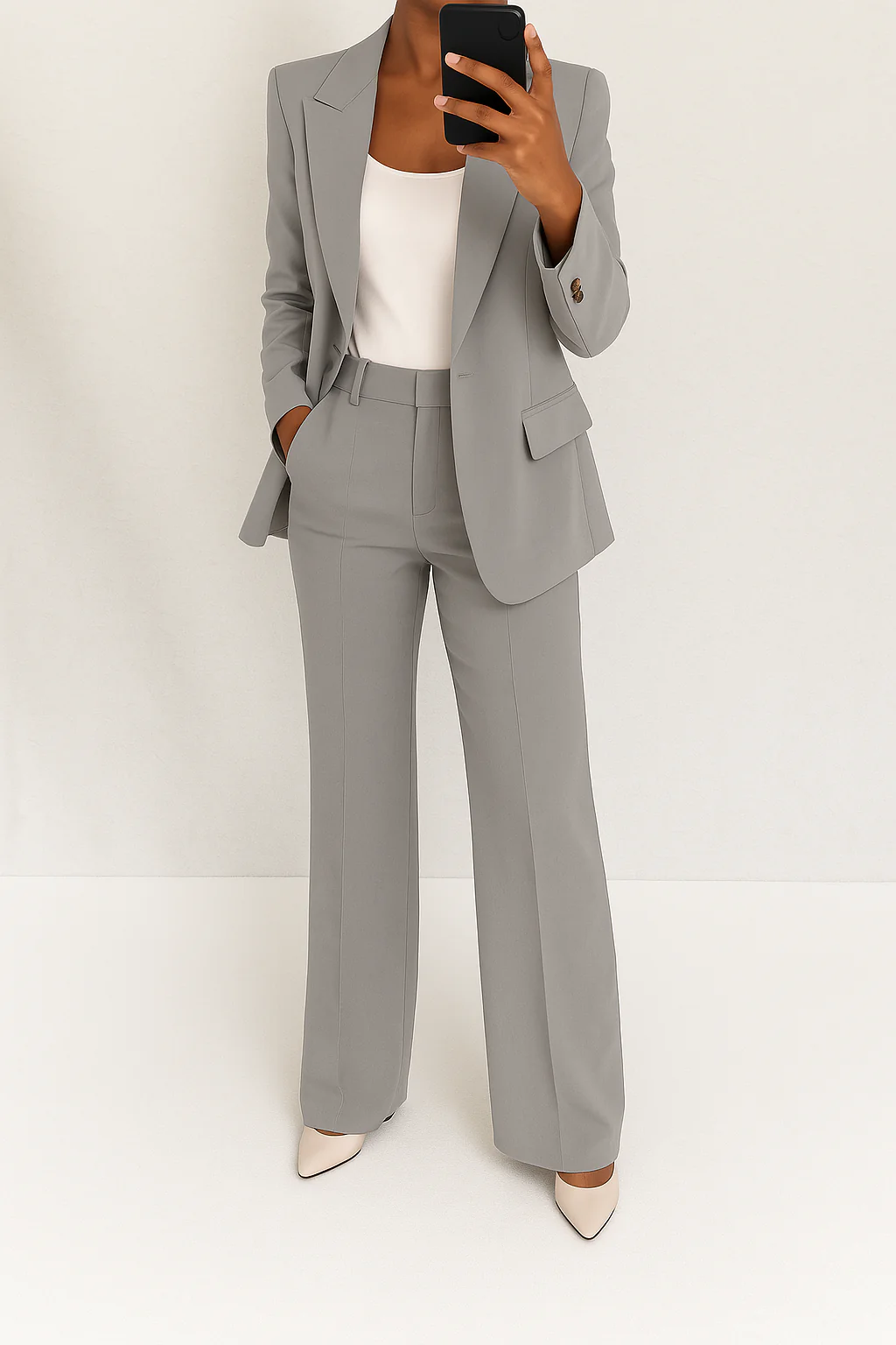 Elegant Professional Two-Piece Women's Suit