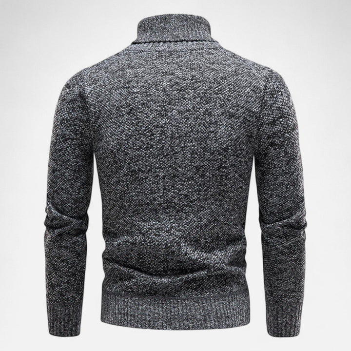 Men's Thick Knit Turtleneck Sweater