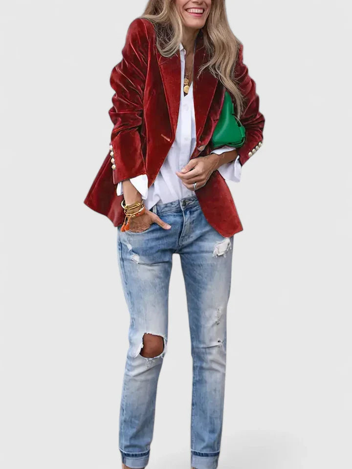 Elegant Women's Blazer - Versatile Business Jacket for Every Occasion