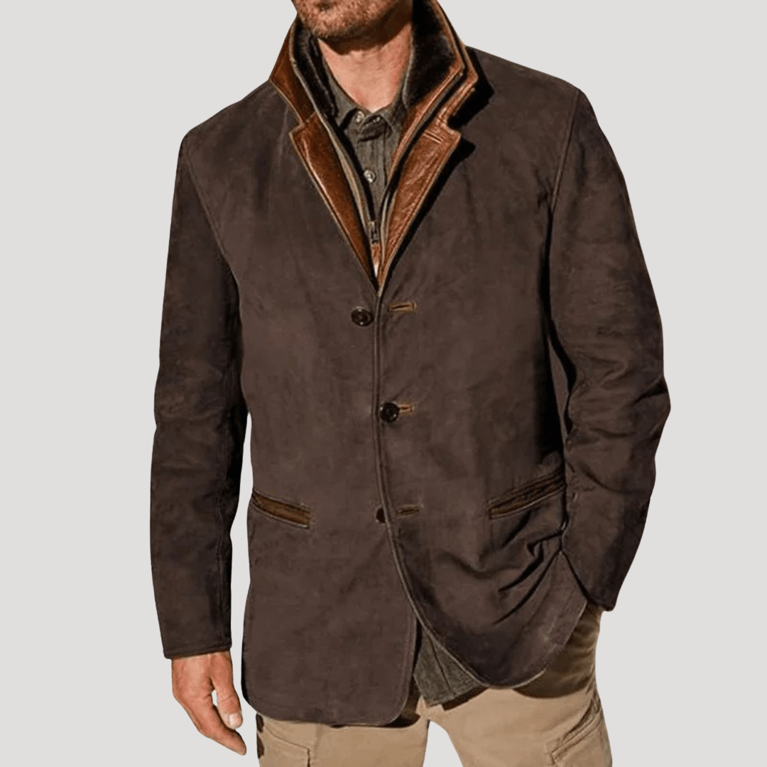 Vintage Casual Jacket for Men - Timeless Style with Modern Details