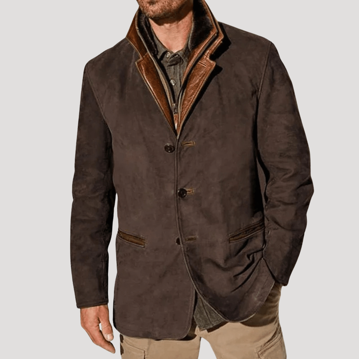 Vintage Casual Jacket for Men - Timeless Style with Modern Details