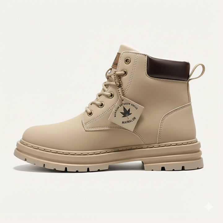 Warm Fur-Lined Men's Insulated Snow Boots