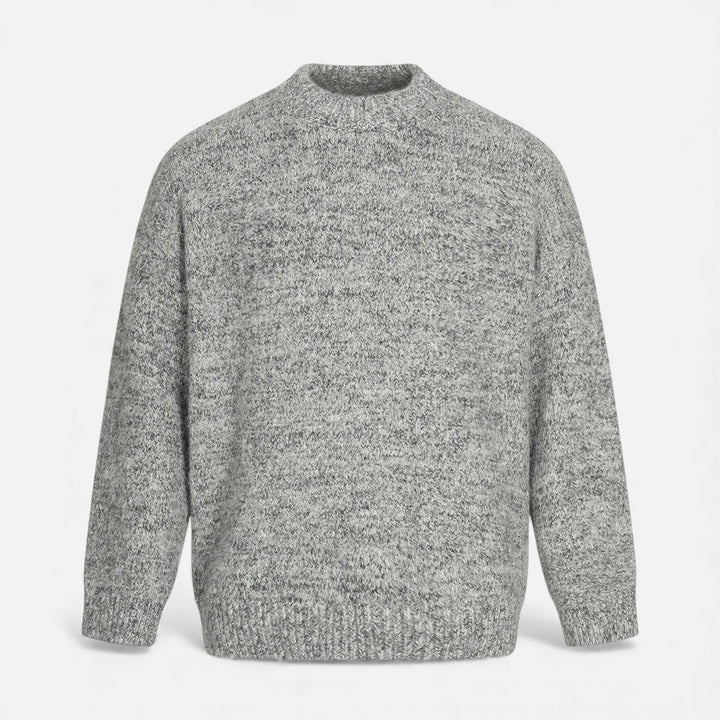 Classic Wool-Effect Men's Crew Neck Sweater