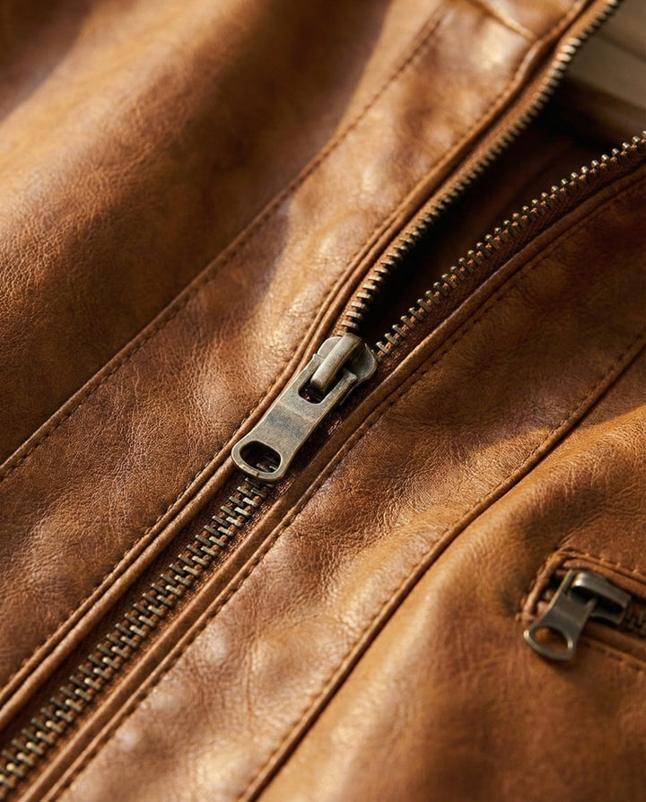 Classic Stylish Men's Leather Jacket