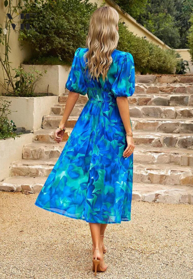 Elegant Floral Women's Dress