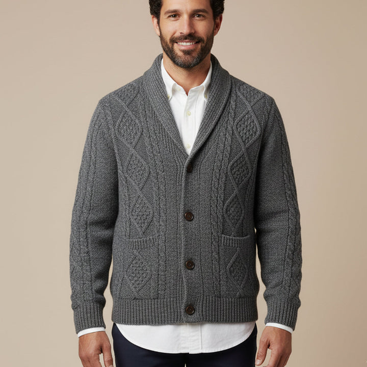 Luxurious Soft Men's Cashmere Cardigan