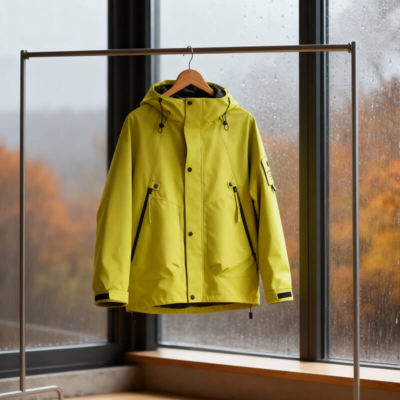 Waterproof Men's Tech Softshell Jacket with Adjustable Hood