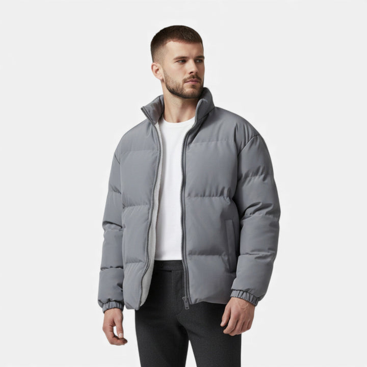 Warm Quilted Men's Puffer Jacket