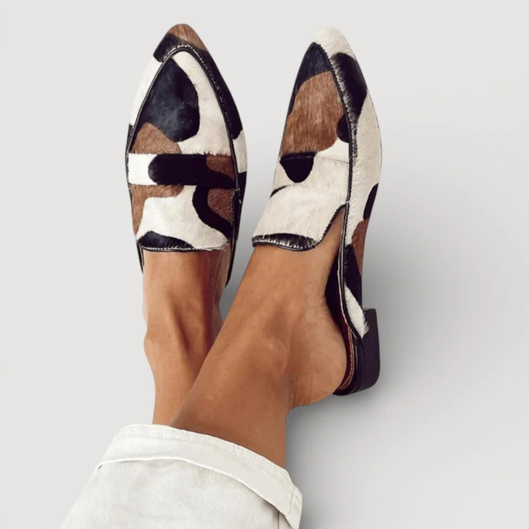 Abstract Pattern Women's Moccasins