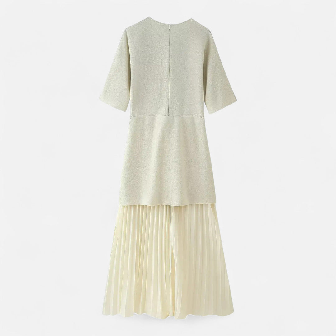 Elegant Pleated Women's Dress