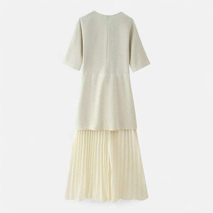 Elegant Pleated Women's Dress